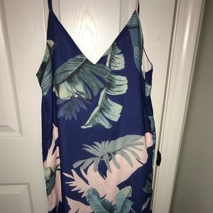 Tank style tropical dress